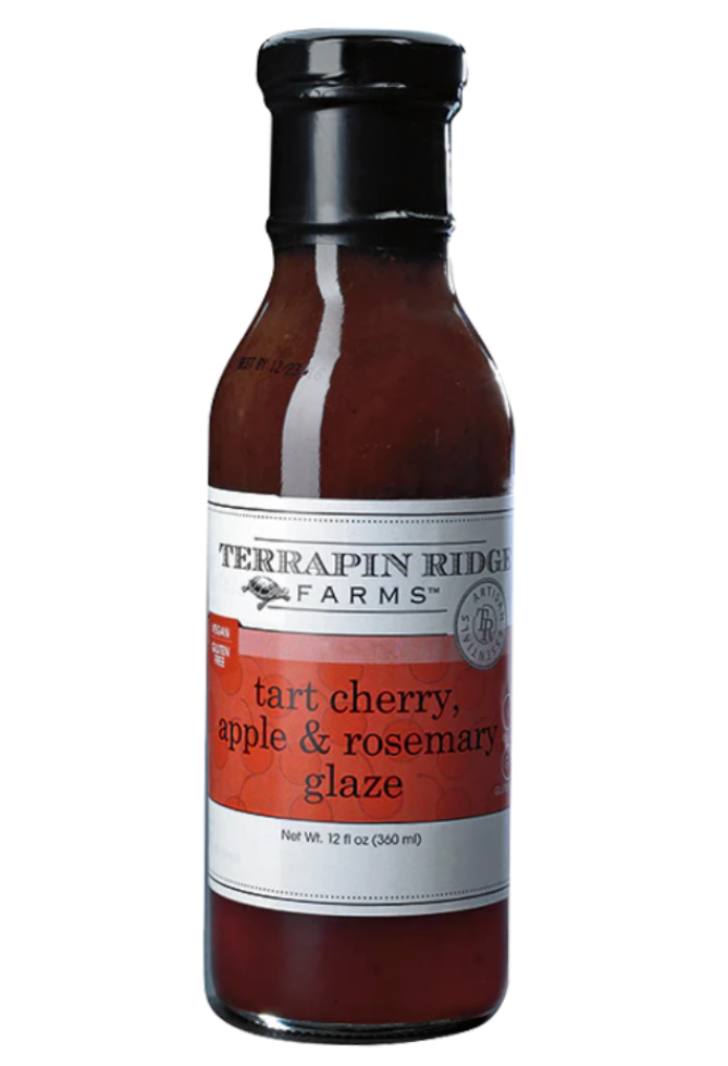 Tart Cherry, Apple, & Rosemary Glaze