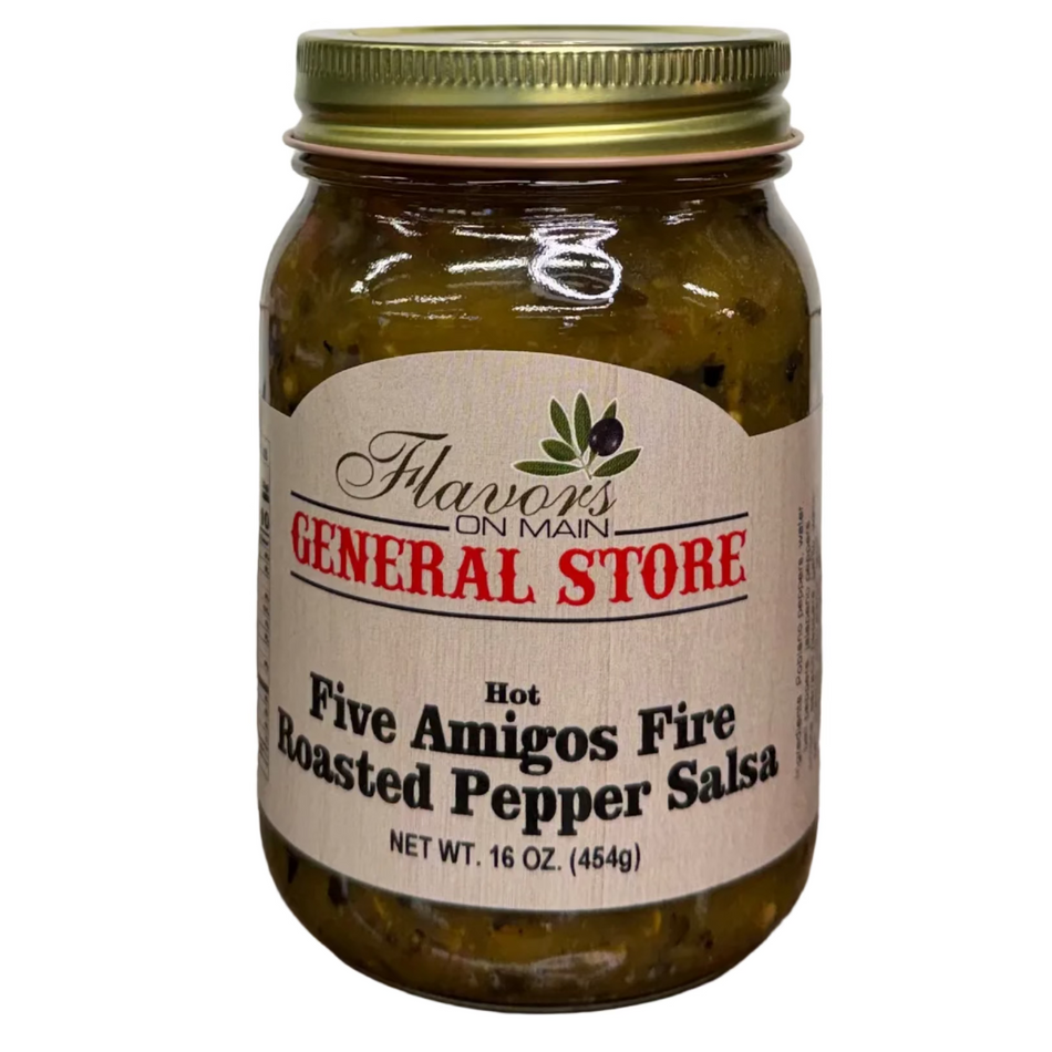 Five Amigos Fire Roasted Pepper Salsa