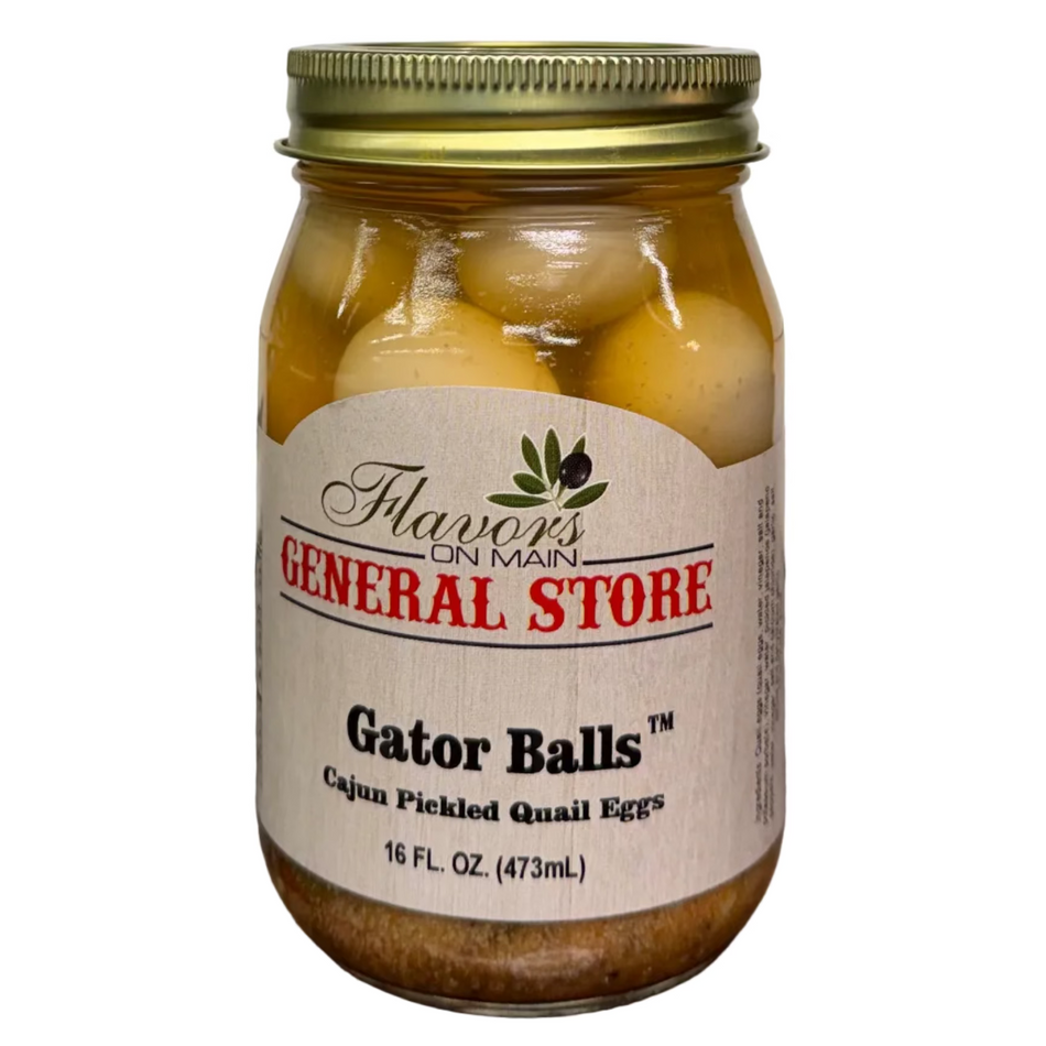 Gator Balls (Cajun Pickled Quail Eggs)