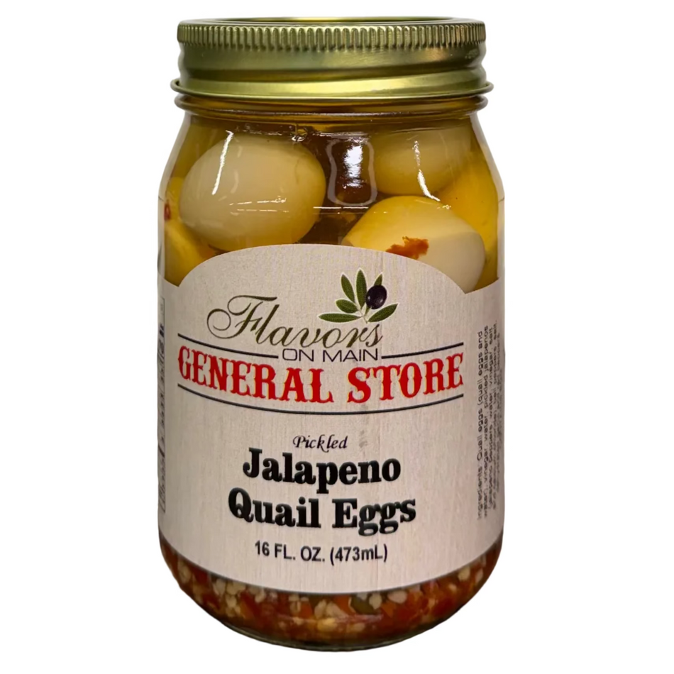 Pickled Jalapeño Quail Eggs